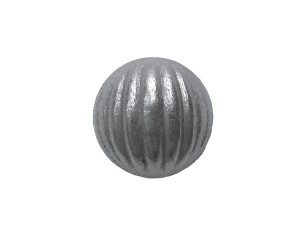 Metalowa kula pełna fakturowana fi50 mm Metalowa kula pełna fakturowana fi50 mm