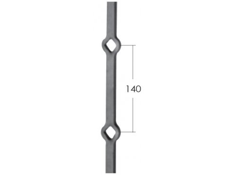 Pręt do krat 14x14mm