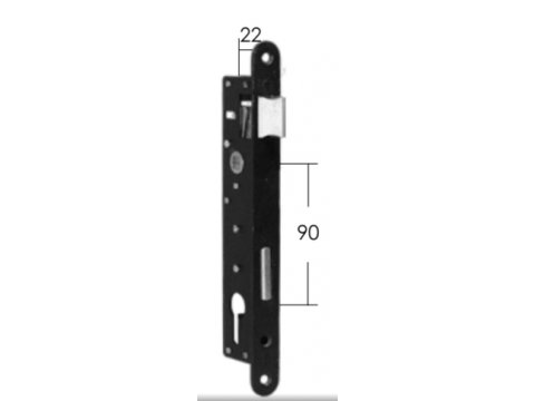 Elektrozaczep R5 z blokadą Model 15.655.01