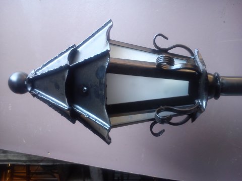 Lampa kuta stalowa stojąca LK09