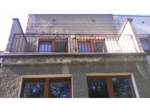 Balustrada kuta zewnętrzna balkon BKZ0051