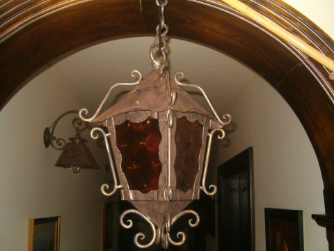 Lampa kuta stalowa wisząca LK07