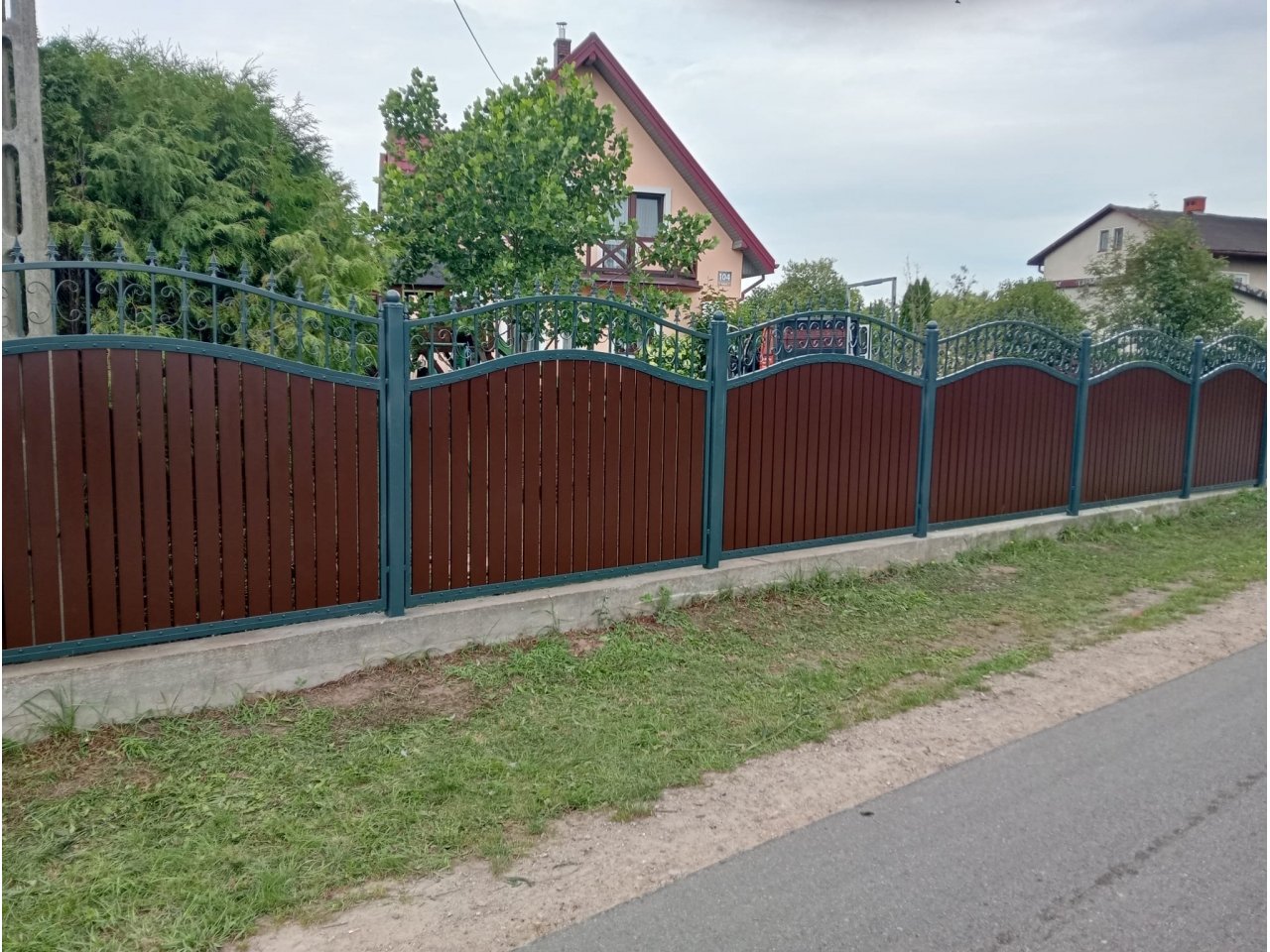 Kute Ogrodzenie Kute Panele Model OK87