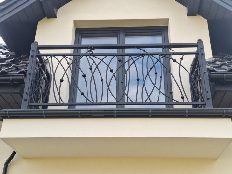 Balustrada kuta zewnętrzna...