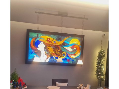 Witraż podświetlany obraz W017