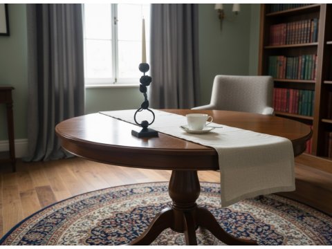 Świecznik kuty minimalistyczny