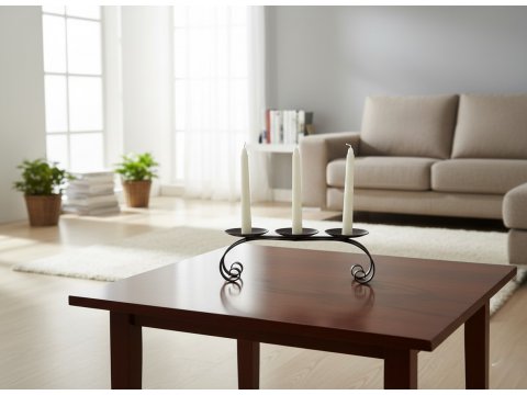 Świecznik kuty nowoczesny