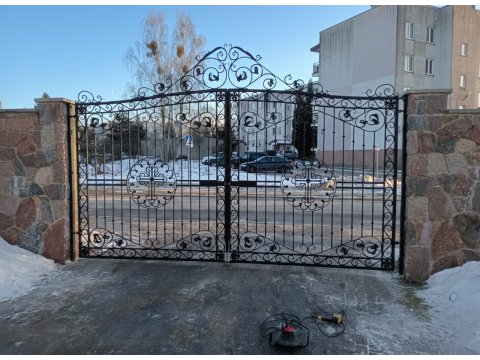 Brama kuta ażurowa sakralna...