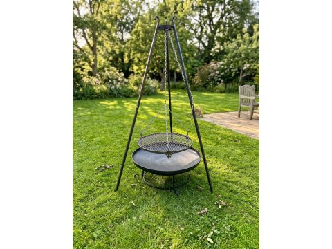 Wiszący grill kuty z...